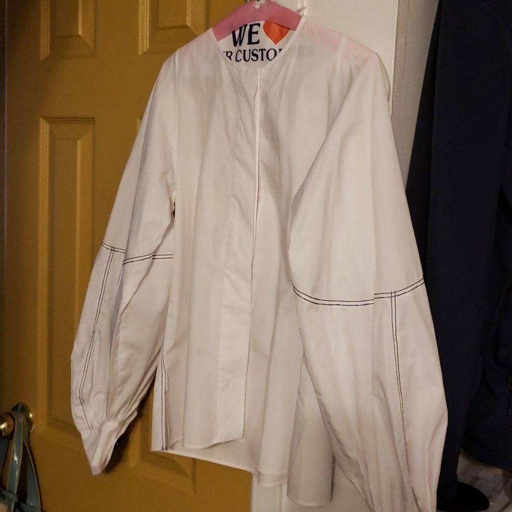 NWT white zara blouse